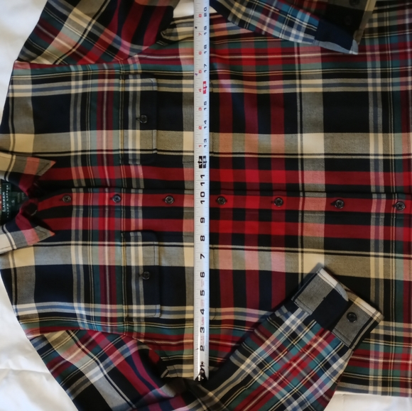 Lauren by Ralph Lauren Plaid Button Down S - Picture 6 of 7